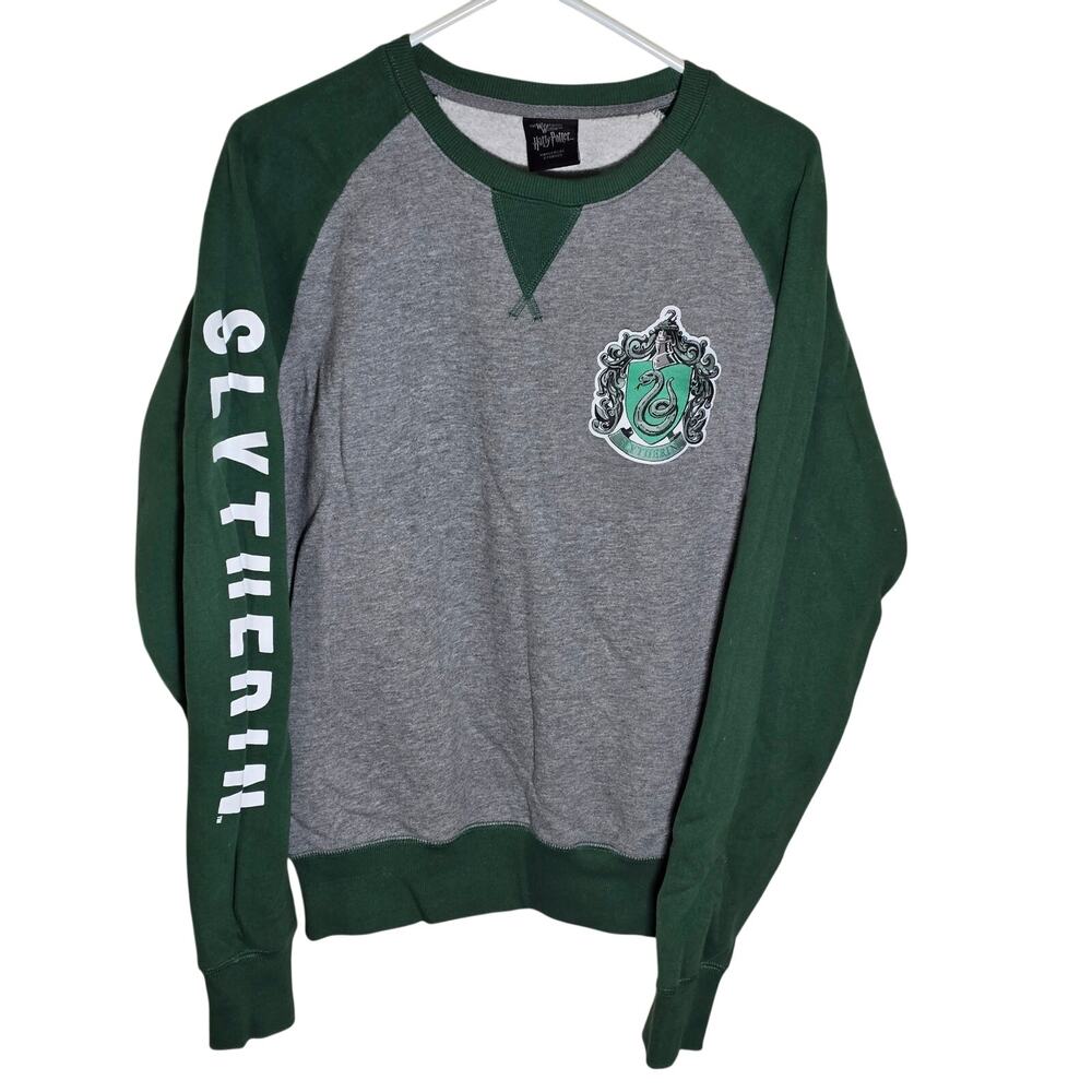 Universal Studios Sweatshirt Wizarding World Harry Potter Slytherin Med EUC